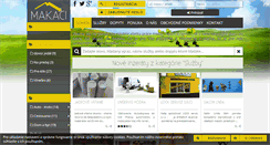 Desktop Screenshot of makaci.sk